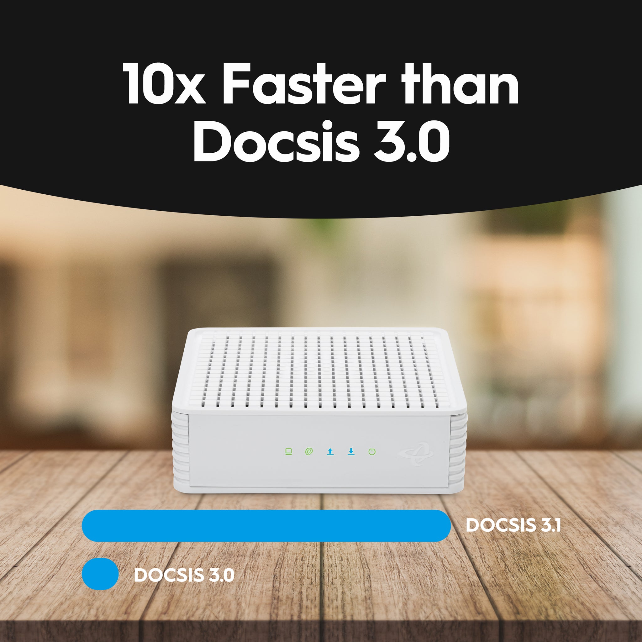 Hitron CODA DOCSIS 3.1 Gigabit Cable Modem for Xfinity®, Spectrum® & Cox®