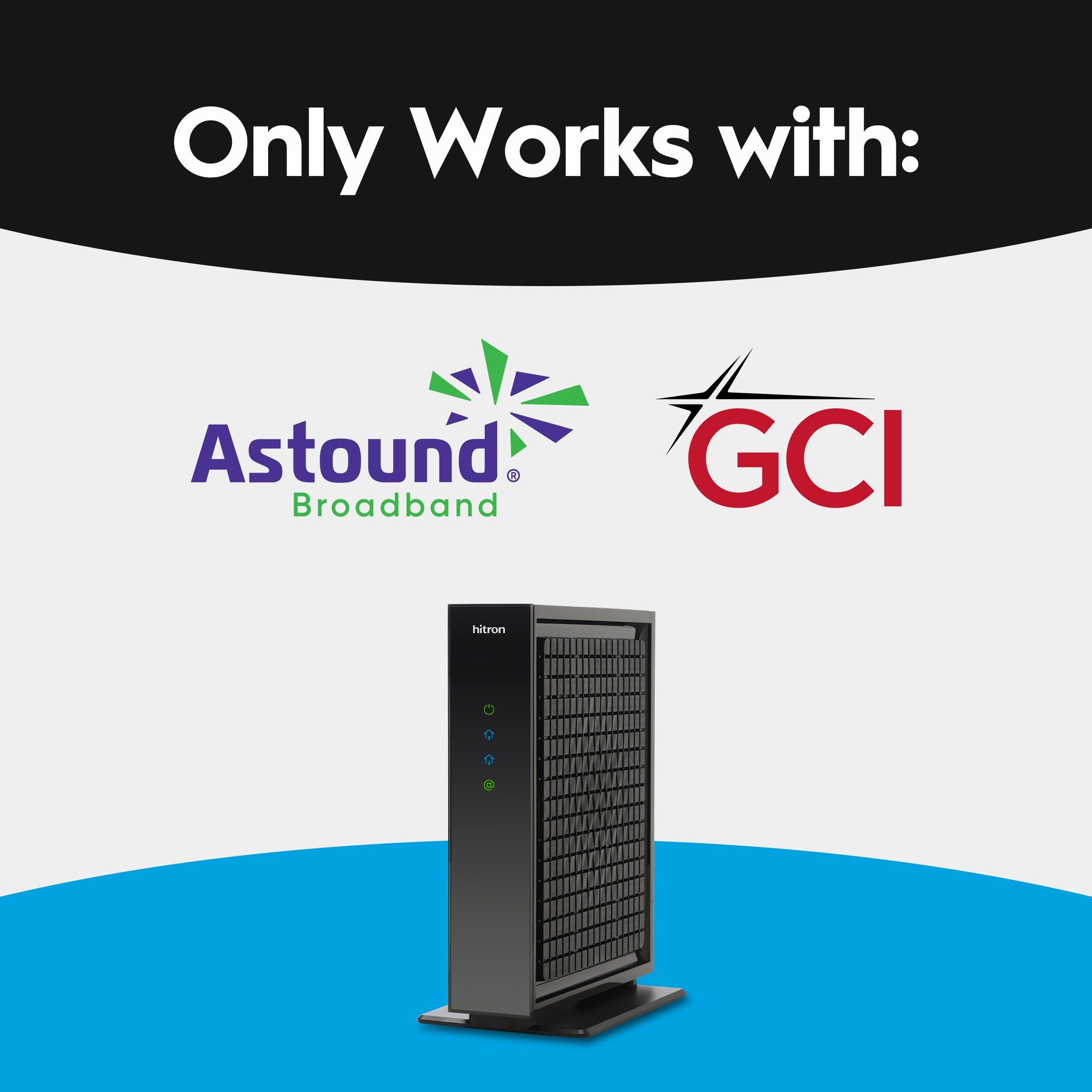 Hitron CODA57 DOCSIS 3.1 Cable Modem for Astound® & GCI®