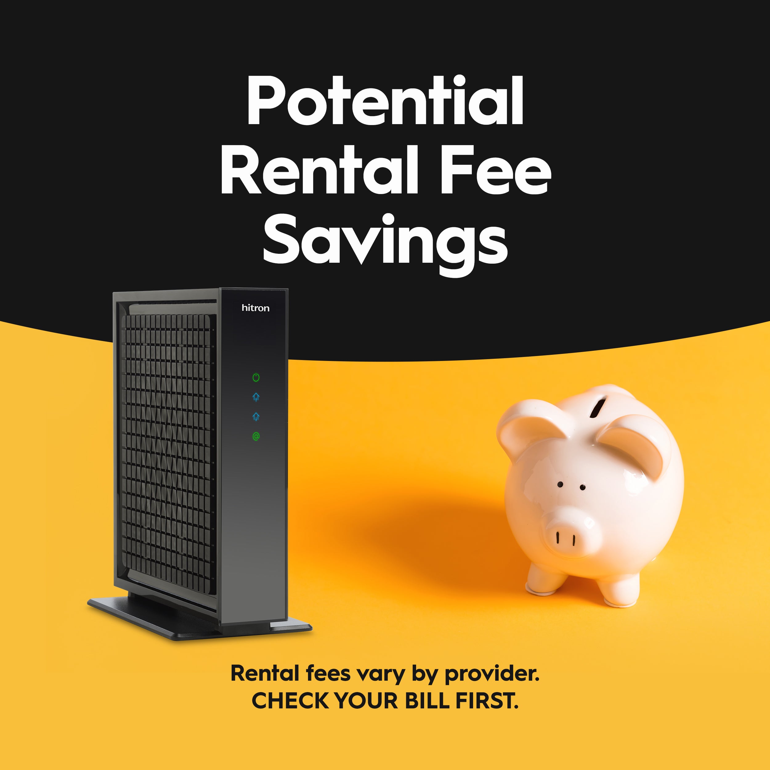 Hitron CODA57 DOCSIS 3.1 Cable Modem for Astound® & GCI®