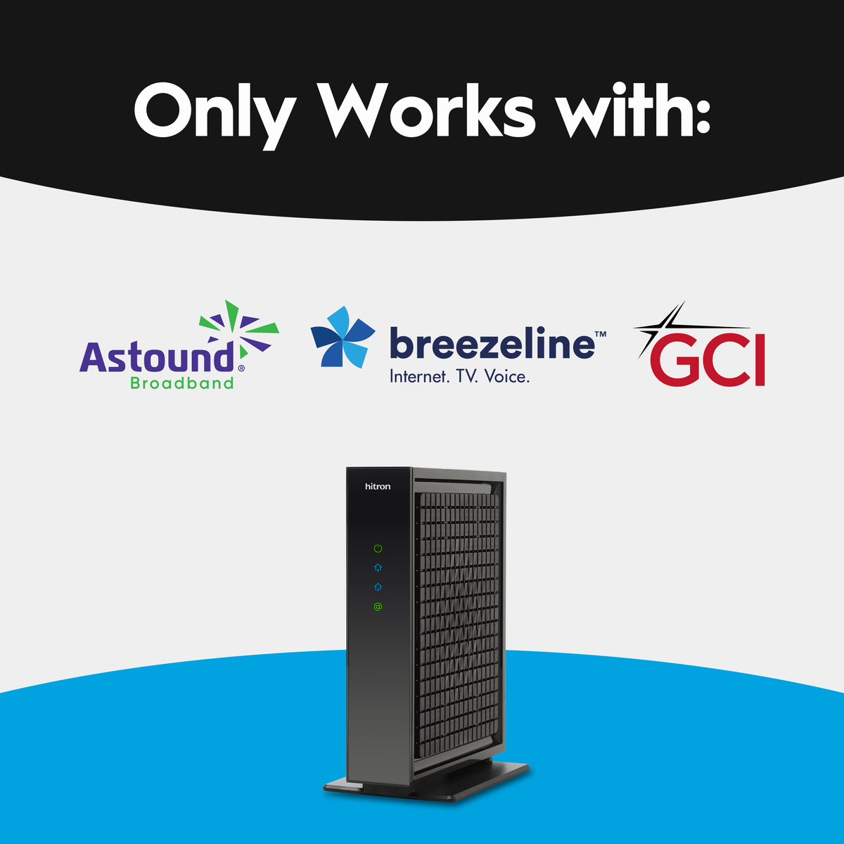 CODA57 DOCSIS 3.1 Cable Modem for Astound, Breezeline & GCI | Hitron ...