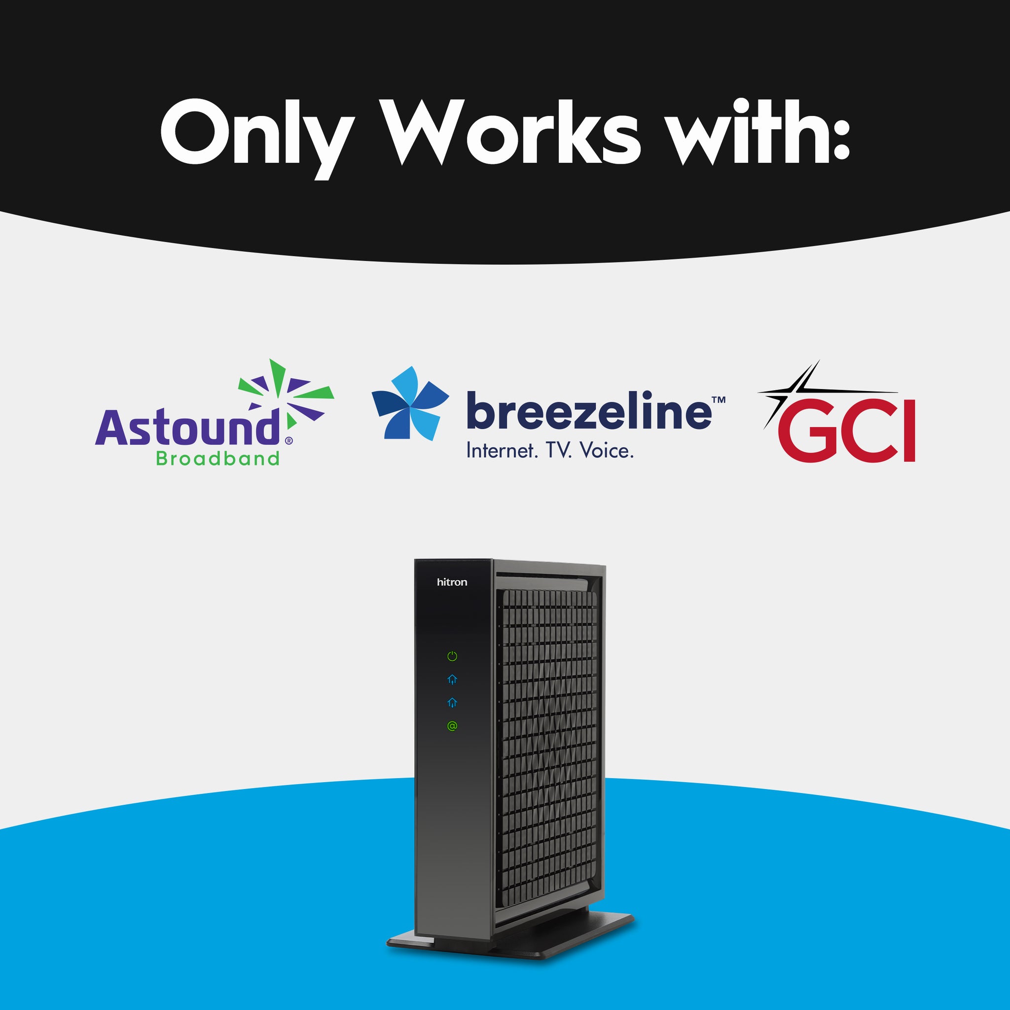 CODA57 DOCSIS 3.1 Cable Modem for Astound, Breezeline & GCI