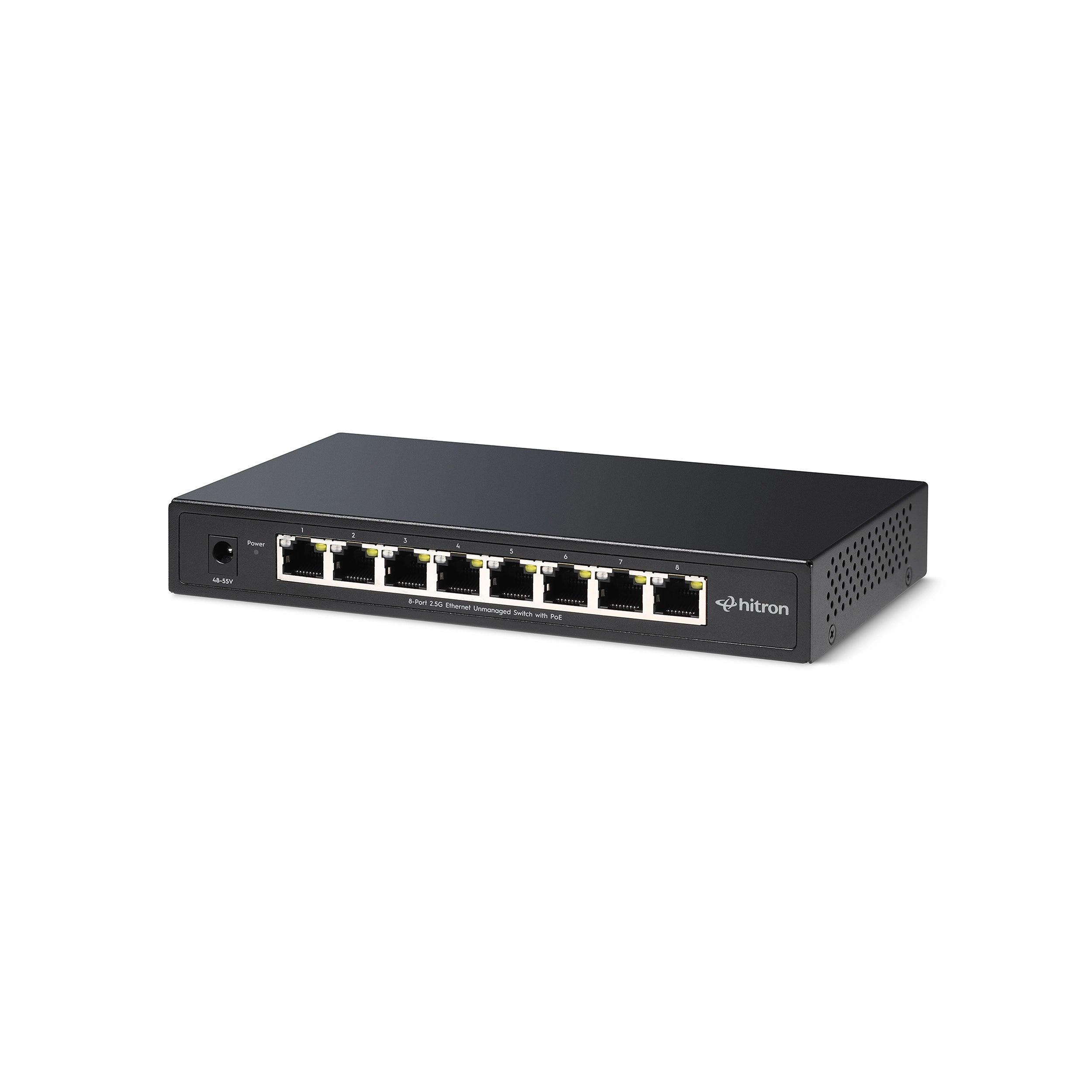 Hitron APEX2108 8-Port 2.5G PoE+ Unmanaged Ethernet Switch