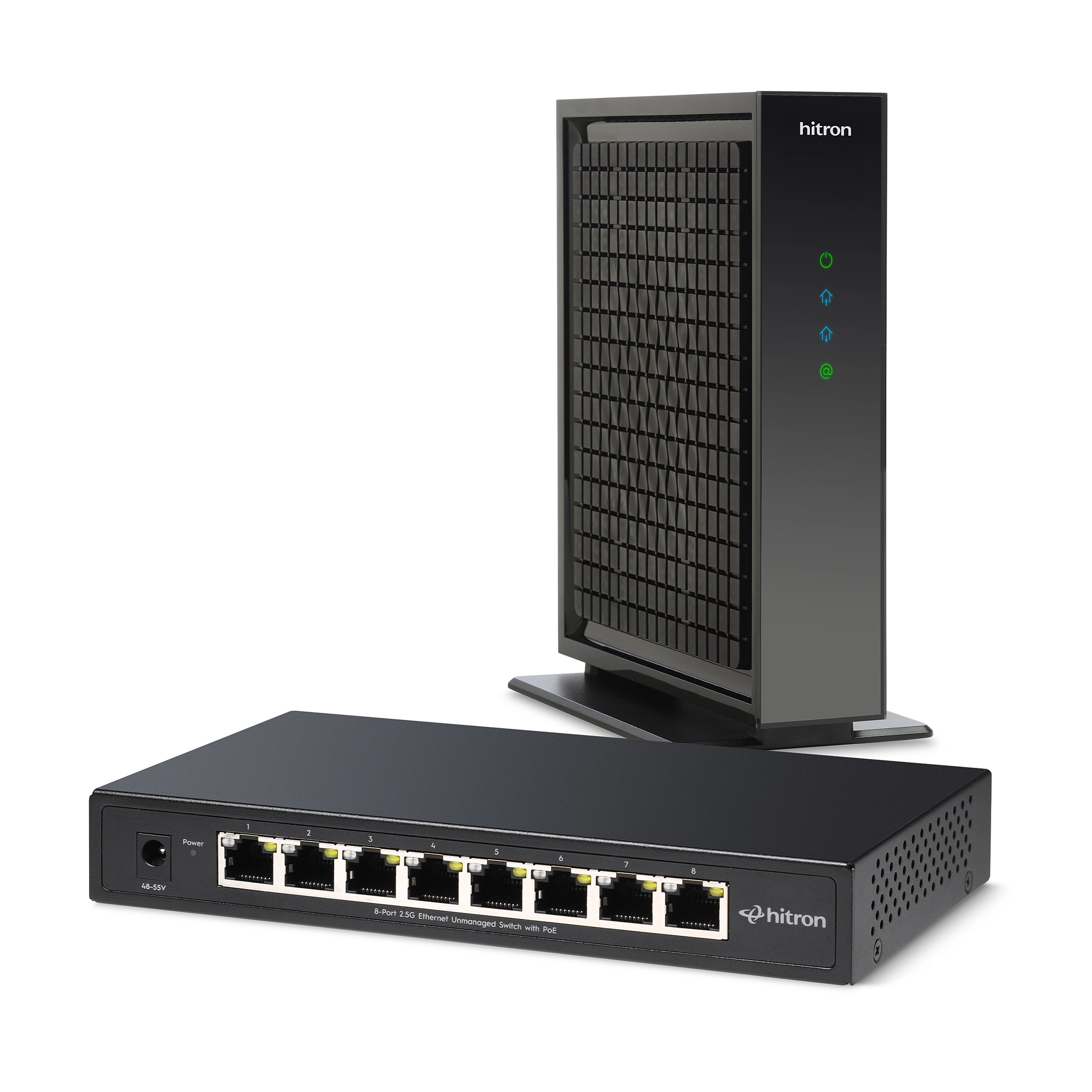 Hitron APEX2108 8-Port 2.5G PoE+ Unmanaged Ethernet Switch