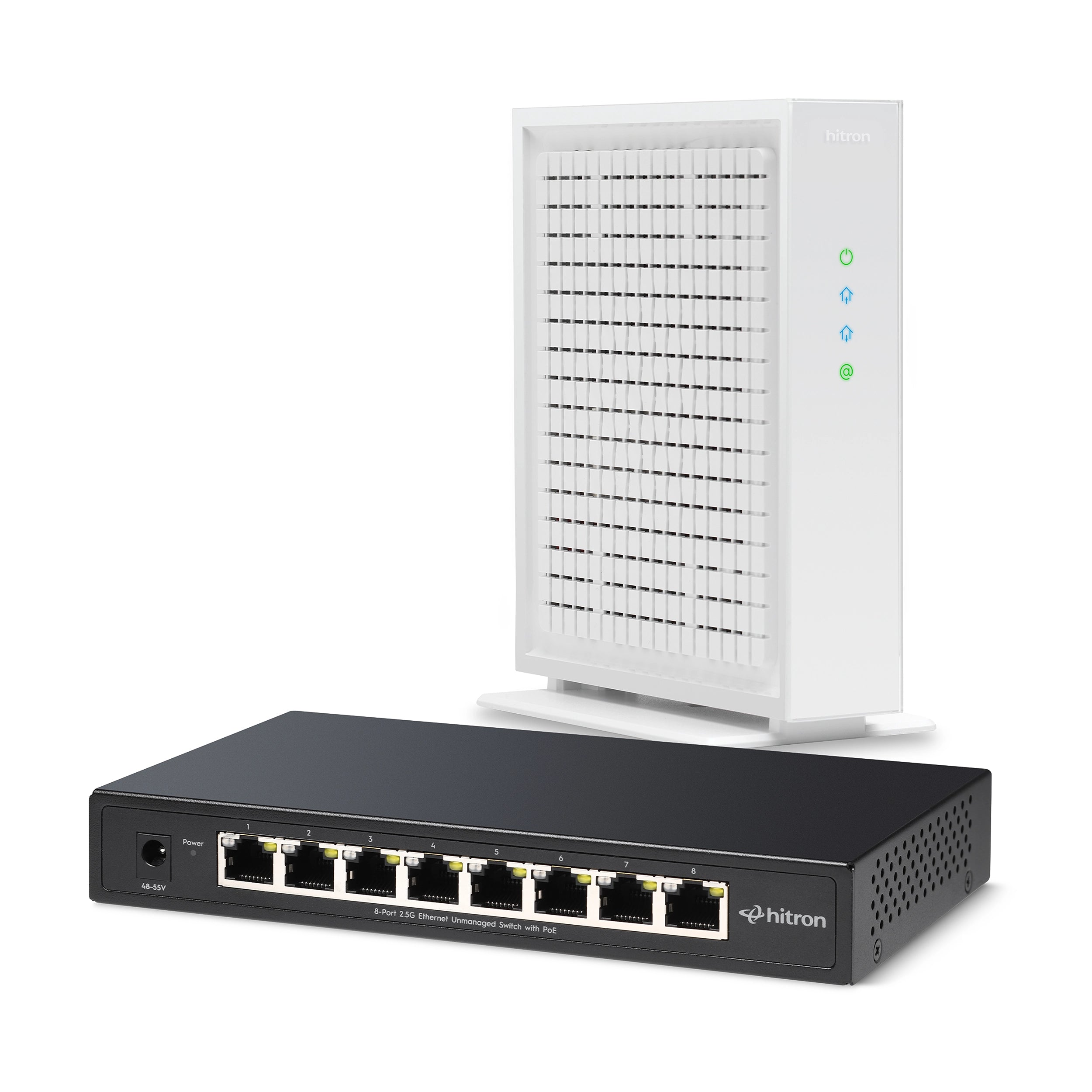 Hitron APEX2108 8-Port 2.5G PoE+ Unmanaged Ethernet Switch